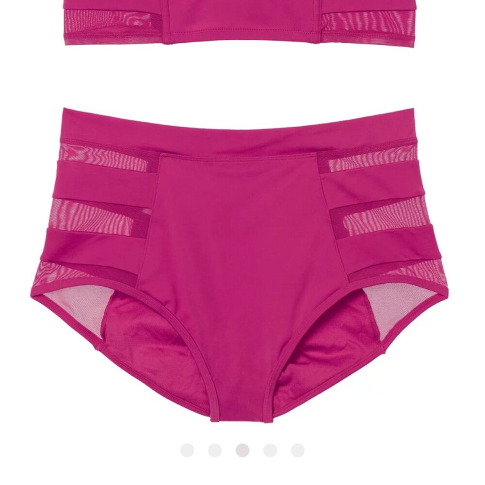 Adore Me Pink Daeny Swim Bottom- Size 1X